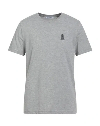 Dondup Man T-shirt Light Grey Size M Cotton In Gray