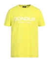 Dondup Man T-shirt Lime Green Size L Cotton