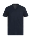 Dondup Man T-shirt Midnight Blue Size L Cotton