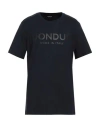 Dondup Man T-shirt Midnight Blue Size Xxl Cotton