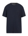 Dondup Man T-shirt Midnight Blue Size Xxl Cotton