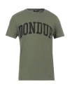 Dondup Man T-shirt Military Green Size S Cotton