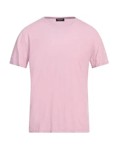 DONDUP DONDUP MAN T-SHIRT PINK SIZE L COTTON