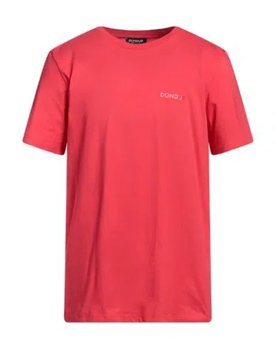 Dondup Man T-shirt Red Size Xxl Cotton