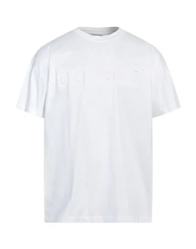 Dondup Man T-shirt White Size Xs Cotton