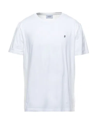 Dondup Man T-shirt White Size Xxl Cotton