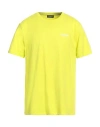 Dondup Man T-shirt Yellow Size Xl Cotton