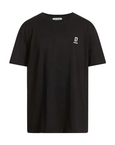 Dondup Man T-shirt Black Size Xxl Cotton