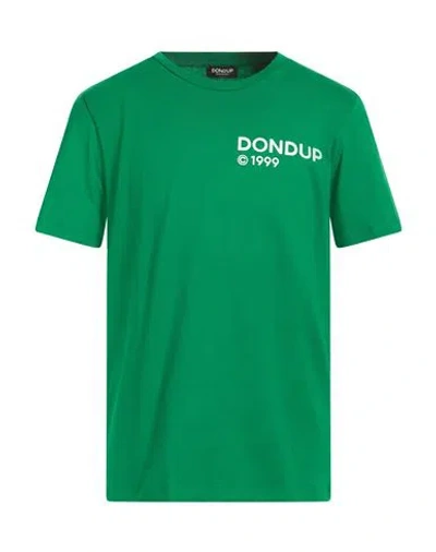 Dondup Man T-shirt Green Size Xl Cotton