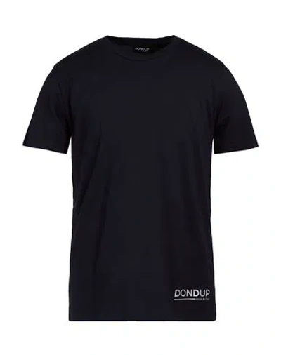 Dondup Man T-shirt Midnight Blue Size Xl Cotton