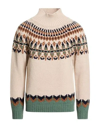 DONDUP DONDUP MAN TURTLENECK BEIGE SIZE 36 WOOL, ACRYLIC