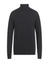 Dondup Man Turtleneck Charcoal Size 42 Wool