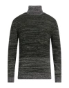 Dondup Man Turtleneck Green Size 42 Wool In Green