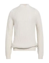 Dondup Man Turtleneck Ivory Size 46 Wool