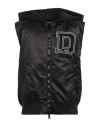 Dondup Man Vest Black Size 40 Polyamide, Cotton In Black