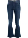 Dondup Mandy High-rise Bootcut Jeans In Blue