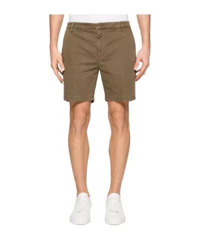 Dondup Manheim Bermuda Shorts In Brown