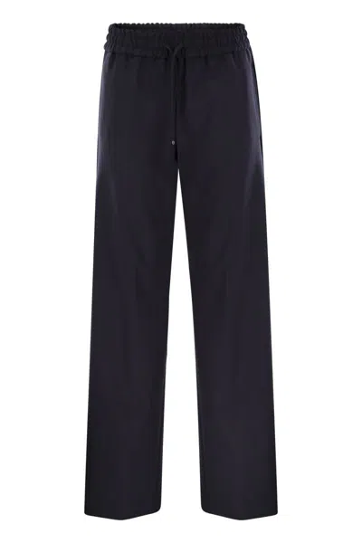 DONDUP DONDUP MARISOL - GABARDINE JOGGER TROUSERS