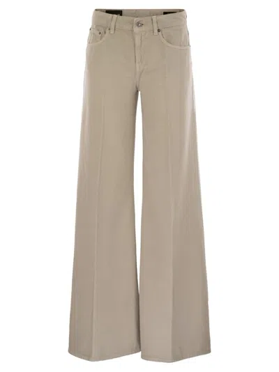Dondup Marlen - Wide Leg Jeans In Gold