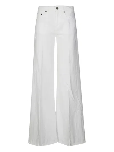 Dondup Pantalone Marlen In White