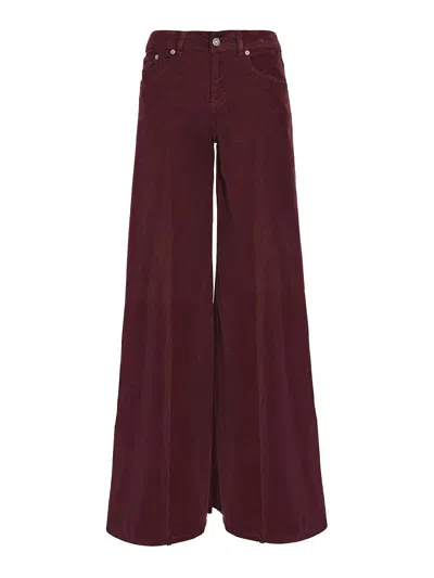 Dondup Marlen Wide-leg Jeans In Multi