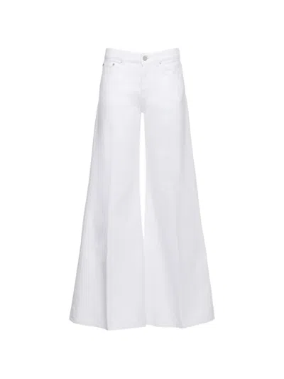 Dondup Marlen Wide-leg Jeans In White