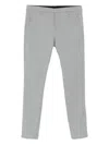 Dondup Mélange-effect Trousers In Gray