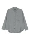 Dondup Mélange Shirt In Gray