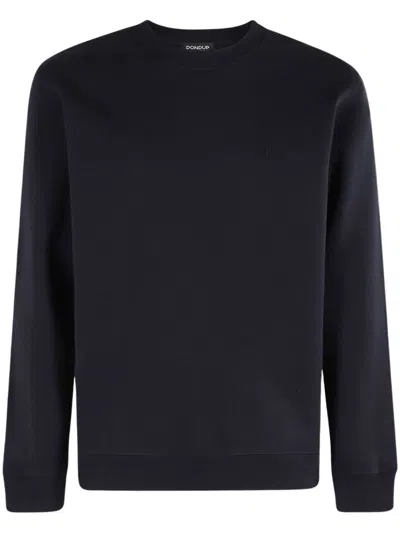 Dondup Men's 100% Cotton Polo Shirt In Navy