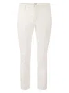 Dondup Men's Alfredo - Slim-fit Cotton Trousers In White