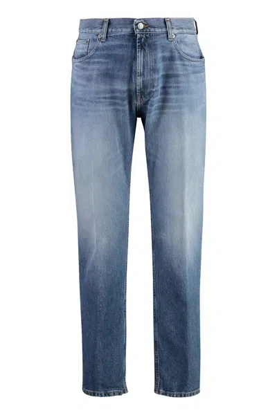 DONDUP MEN'S ANDI5-POCKET STRAIGHT-LEG JEANS