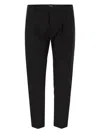 Dondup Belt Loop Casual Pants In Black