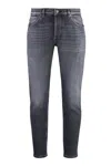 Dondup Men's Brighton Carrot-fit Jeans In Grey