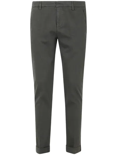 Dondup Men's Cotton-blend Stretch Trousers In Grey