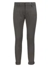 Dondup Men's Gaubert - Slim-fit Jersey Trousers In Grey