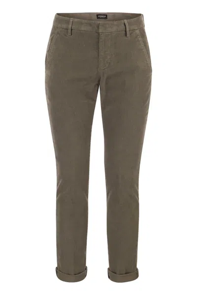 Dondup Men's Gaubert - Slim Milleraies Trousers In Turtledove