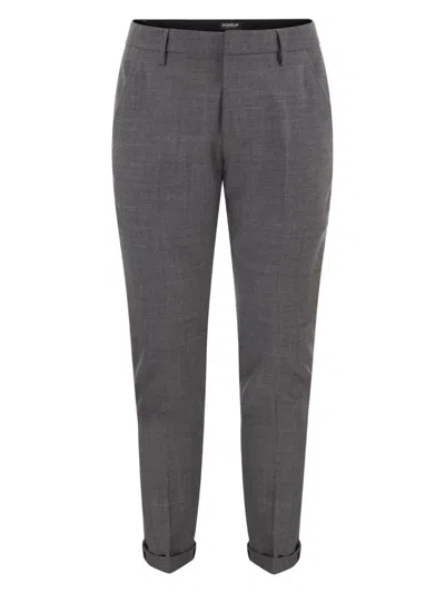 DONDUP MEN'S GAUBERT - WOOL-BLEND TROUSERS
