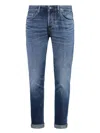 Dondup Icon Stretch Cotton Jeans In Denim