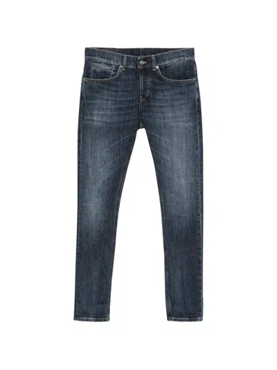 Dondup Men's Lined Stretch Cotton Denim Jacket In Blue