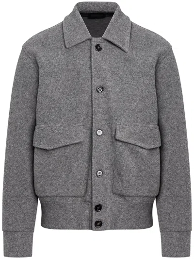 Dondup Men's Tailored Texture Jacket In Gray