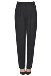 Dondup Metal Details Trousers In Black