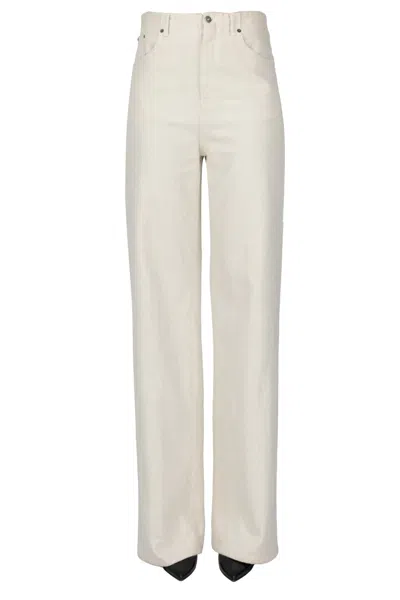 Dondup Mia Glittered Jeans In White