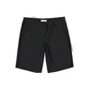 Dondup Mid-length Virgin Wool Bermuda Shorts In Blue