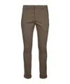 Dondup Rolled Cuffs Trousers Featuring Pockets In Brown
