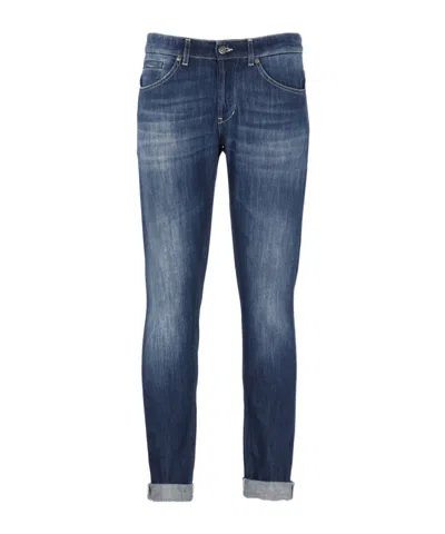 DONDUP MID-RISE SLIM DENIM TROUSERS