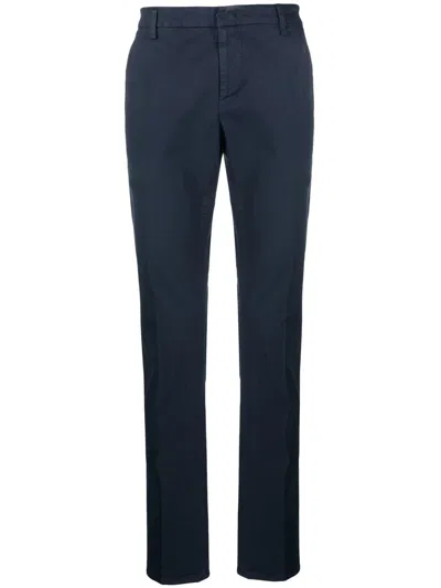 Dondup Halbhohe Slim-fit-chino In Blue