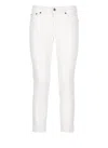 Dondup White Cotton Pants In White