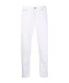 Dondup Carrot Leg Jeans In Durable Cotton Drill In White