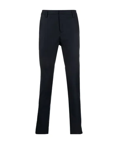 Dondup Mid-rise Slim-fit Trousers In Black