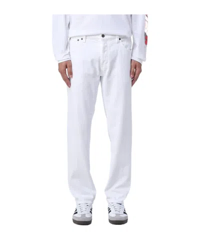 Dondup Mid-rise Slim Jeans In White